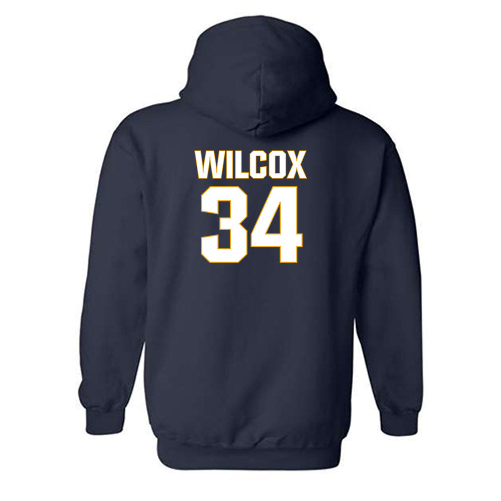 West Virginia - NCAA Football : Avery Wilcox - Hooded Sweatshirt Classic Shersey