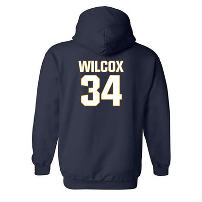 West Virginia - NCAA Football : Avery Wilcox - Hooded Sweatshirt Classic Shersey