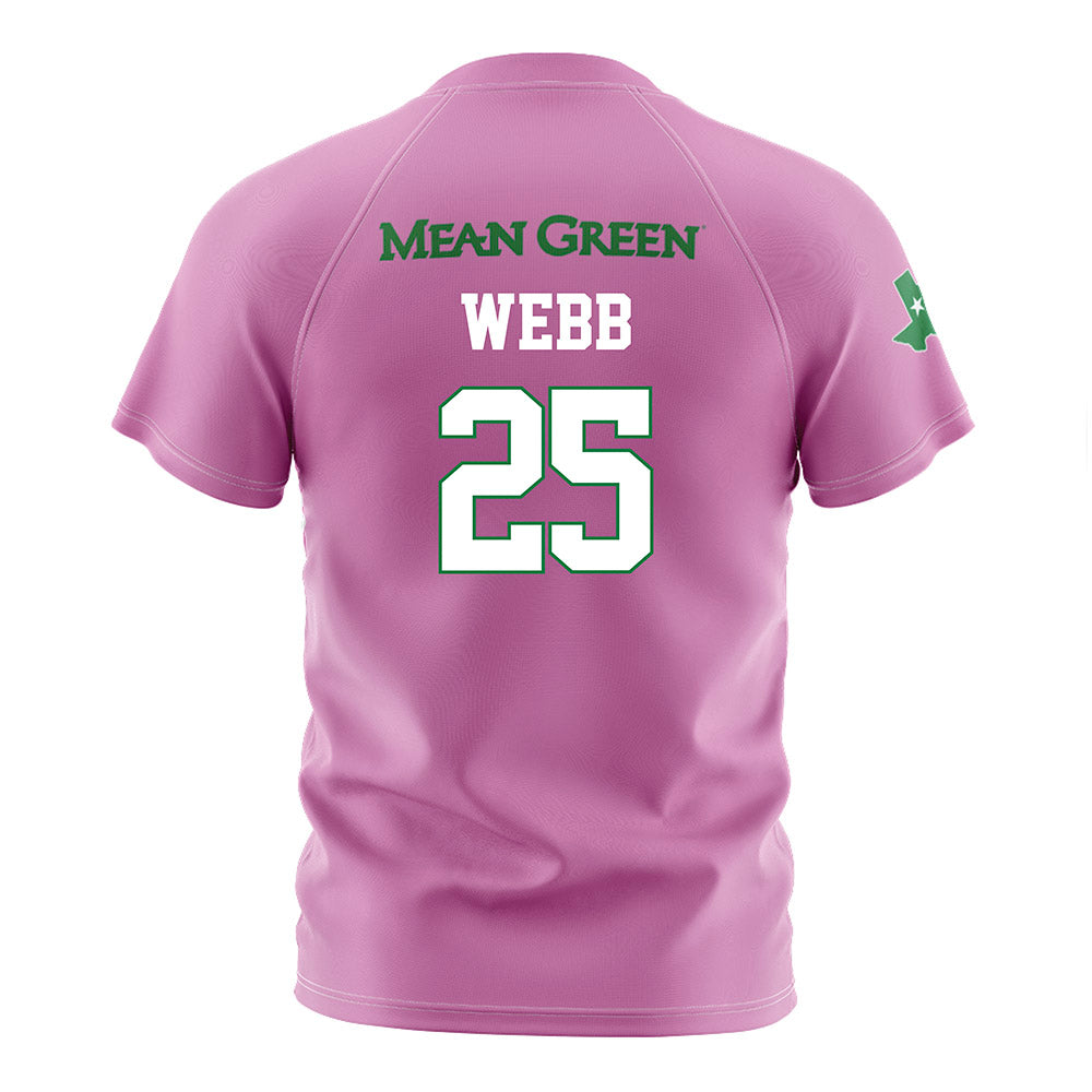 North Texas - NCAA Women's Soccer : Sarah Peyton Webb - Pink Jersey