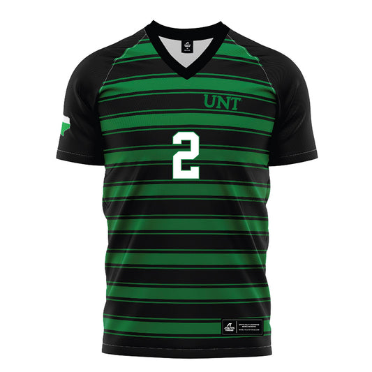 North Texas - NCAA Women's Soccer : Bailey Wesco - Black Stripe Jersey