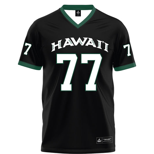 Hawaii - NCAA Football : Arasi Mose - Black Jersey