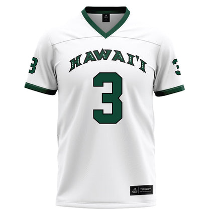Hawaii - NCAA Football : Jalen Smith - White Jersey
