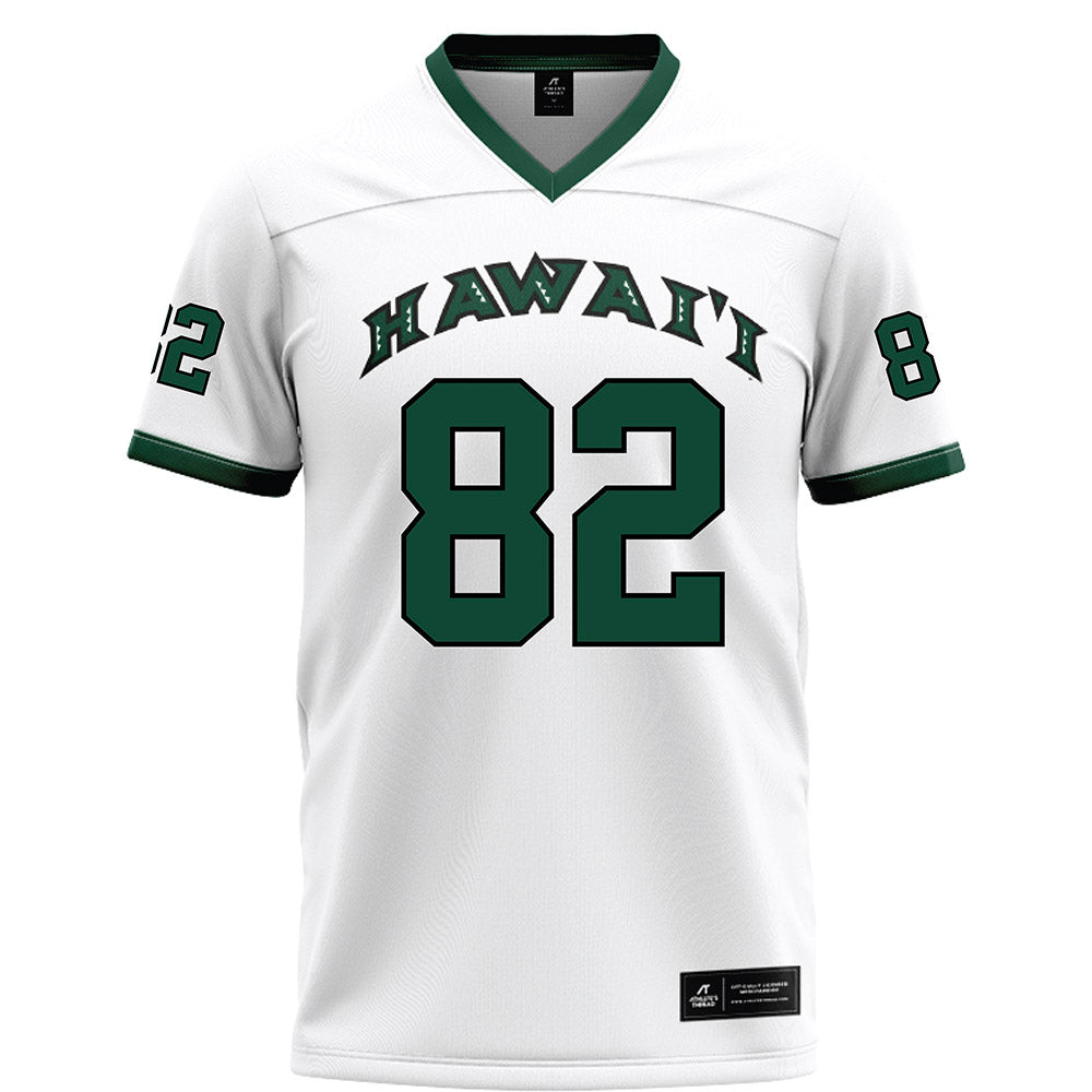 Hawaii - NCAA Football : Alex Perry - White Jersey