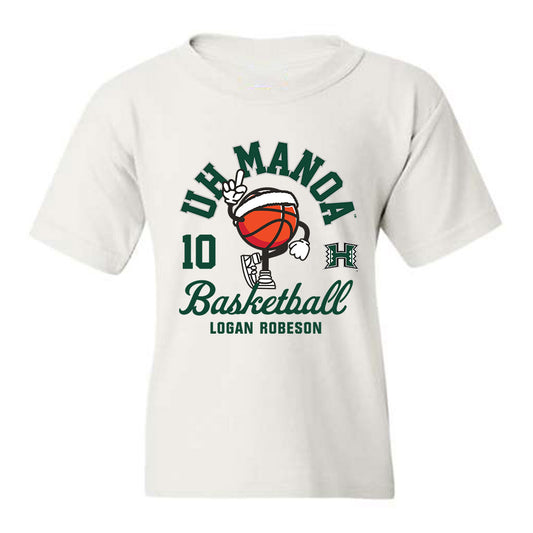 Hawaii - NCAA Men's Basketball : Logan Robeson - Youth T-Shirt Fashion Shersey