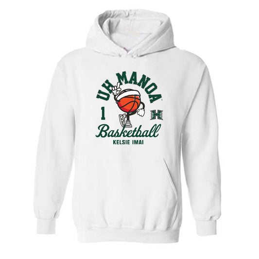 Hawaii - NCAA Women's Basketball : Kelsie Imai - Hooded Sweatshirt Fashion Shersey