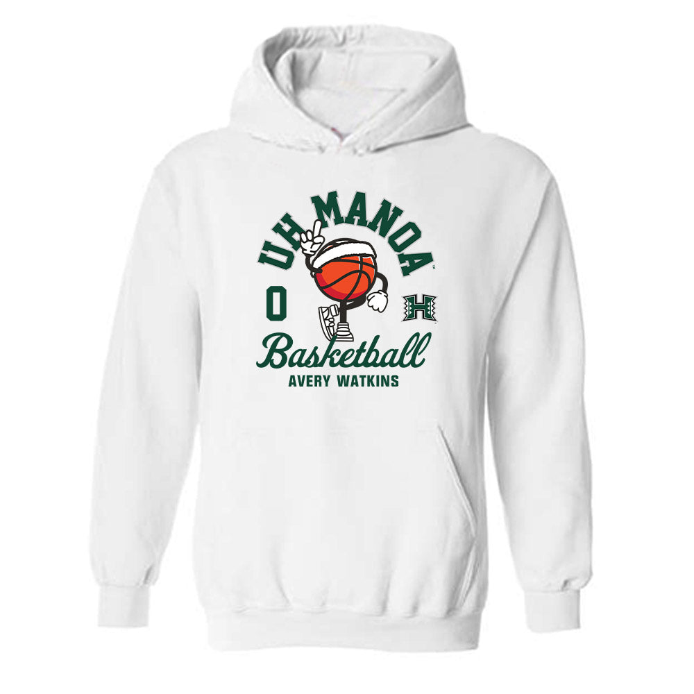 Hawaii - NCAA Women's Basketball : Avery Watkins - Hooded Sweatshirt Fashion Shersey