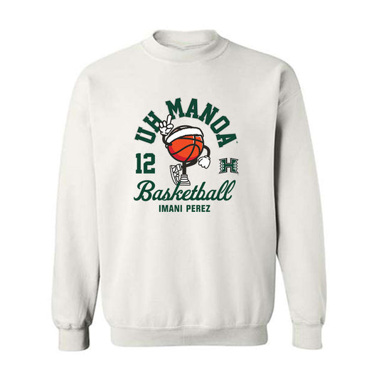 Hawaii - NCAA Women's Basketball : Imani Perez - Crewneck Sweatshirt Fashion Shersey