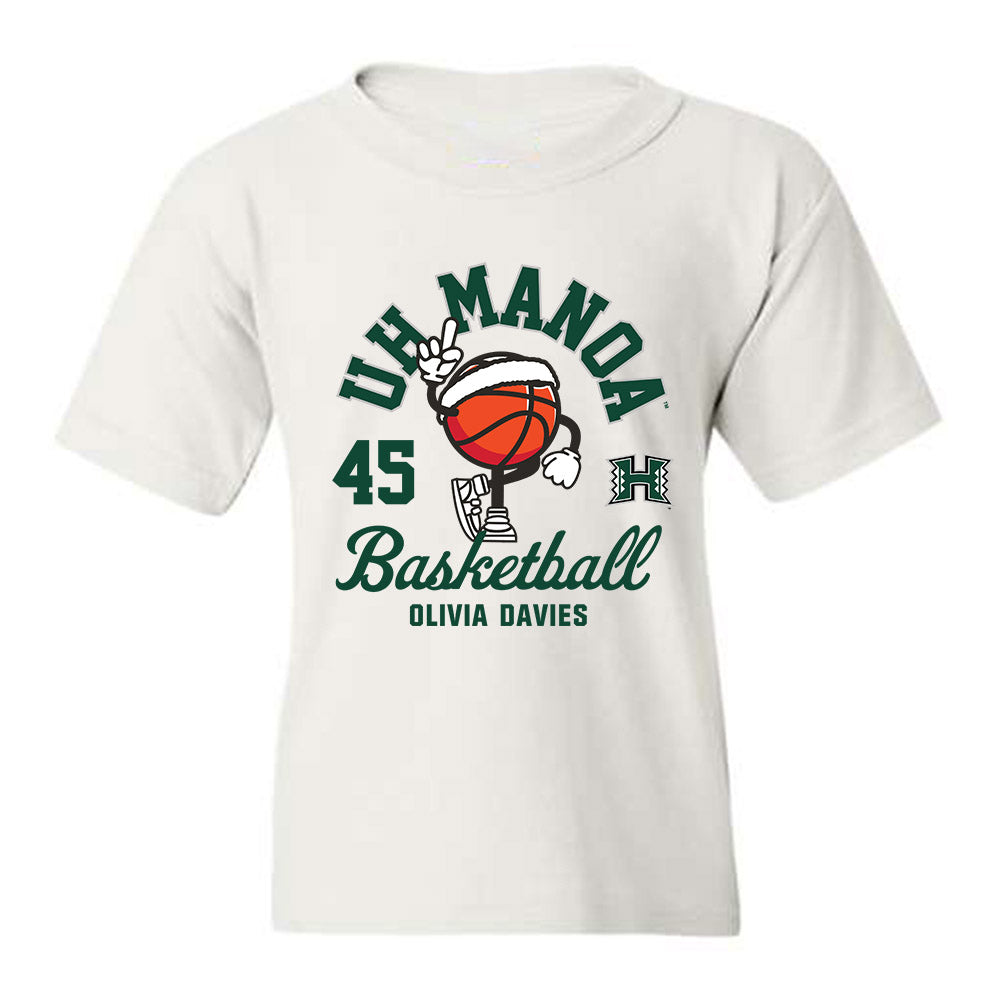 Hawaii - NCAA Women's Basketball : Olivia Davies - Youth T-Shirt Fashion Shersey