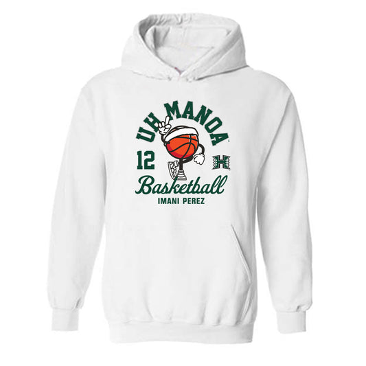 Hawaii - NCAA Women's Basketball : Imani Perez - Hooded Sweatshirt Fashion Shersey