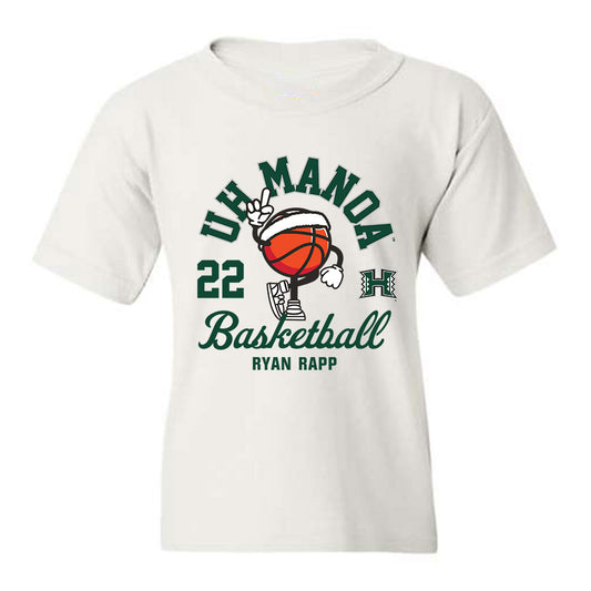 Hawaii - NCAA Men's Basketball : Ryan Rapp - Youth T-Shirt Fashion Shersey