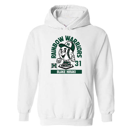 Hawaii - NCAA Baseball : Blake Hiraki - Hooded Sweatshirt Fashion Shersey