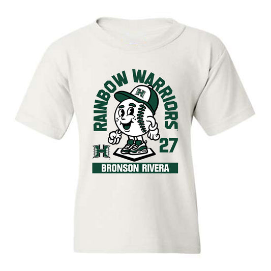 Hawaii - NCAA Baseball : Bronson Rivera - Youth T-Shirt Fashion Shersey