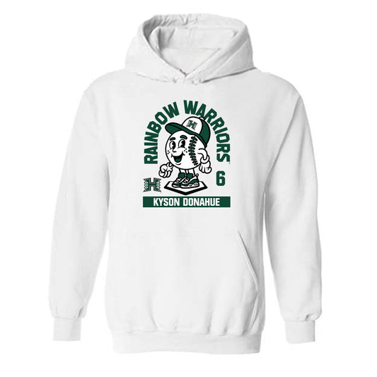 Hawaii - NCAA Baseball : Kyson Donahue - Hooded Sweatshirt Fashion Shersey