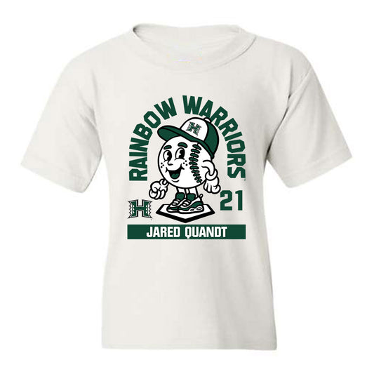 Hawaii - NCAA Baseball : Jared Quandt - Youth T-Shirt Fashion Shersey