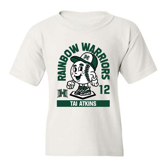 Hawaii - NCAA Baseball : Tai Atkins - Youth T-Shirt Fashion Shersey