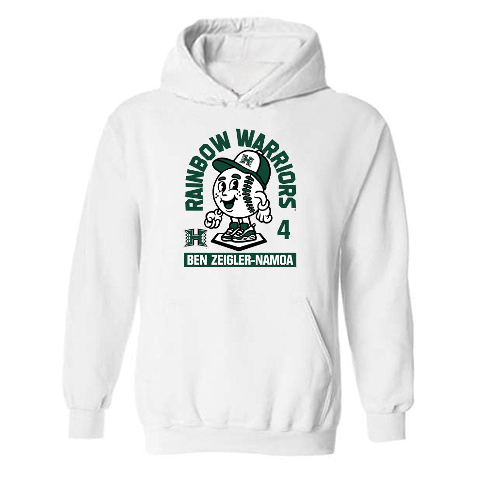 Hawaii - NCAA Baseball : Ben Zeigler-Namoa - Hooded Sweatshirt Fashion Shersey