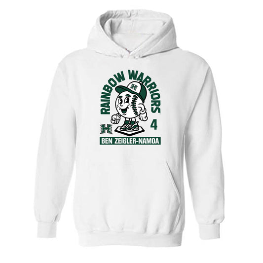 Hawaii - NCAA Baseball : Ben Zeigler-Namoa - Hooded Sweatshirt Fashion Shersey