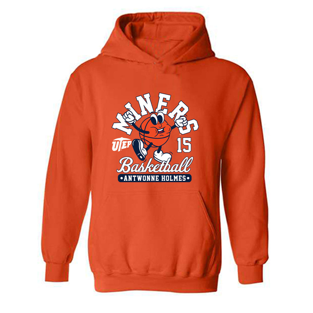 UTEP - NCAA Men's Basketball : Antwonne Holmes - Hooded Sweatshirt Fashion Shersey