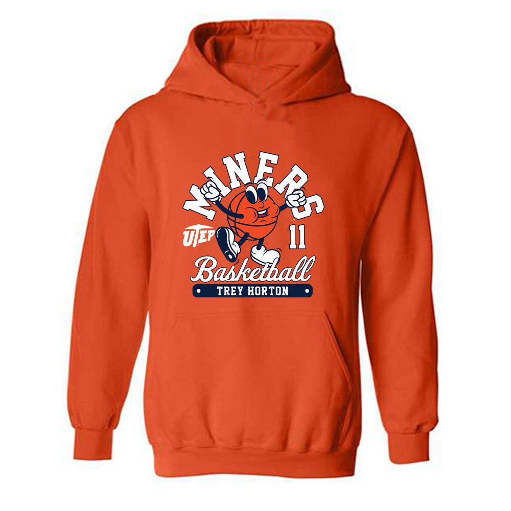 UTEP - NCAA Men's Basketball : Trey Horton - Hooded Sweatshirt Fashion Shersey