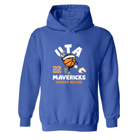 Texas Arlington - NCAA Men's Basketball : Shemar Wilson - Hooded Sweatshirt Fashion Shersey