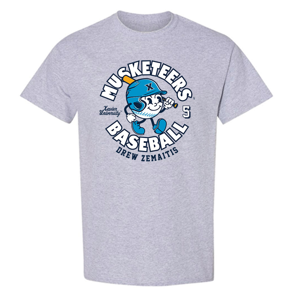 Xavier - NCAA Baseball : Drew Zemaitis - T-Shirt Fashion Shersey