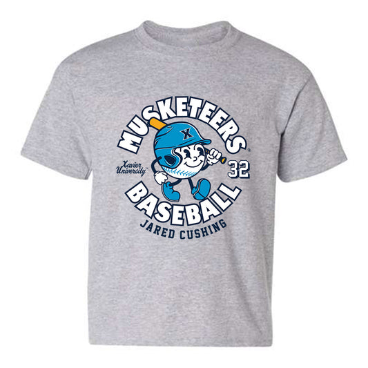 Xavier - NCAA Baseball : Jared Cushing - Youth T-Shirt Fashion Shersey