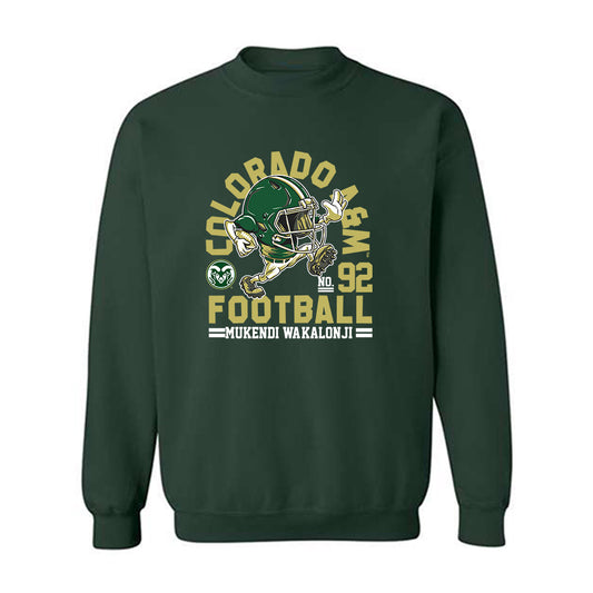 Colorado State - NCAA Football : Mukendi Wa-kalonji - Fashion Shersey Sweatshirt