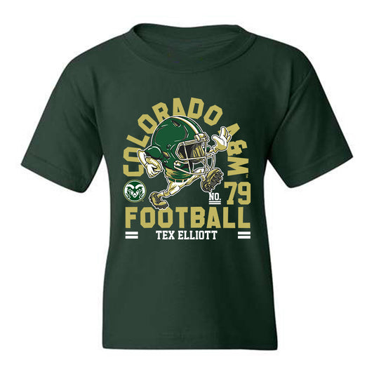 Colorado State - NCAA Football : Tex Elliott - Fashion Shersey Youth T-Shirt