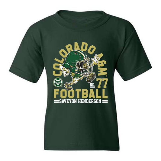 Colorado State - NCAA Football : Saveyon Henderson - Fashion Youth T-Shirt