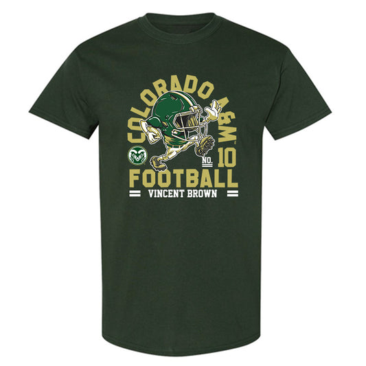Colorado State - NCAA Football : Vincent Brown - Fashion Short Sleeve T-Shirt