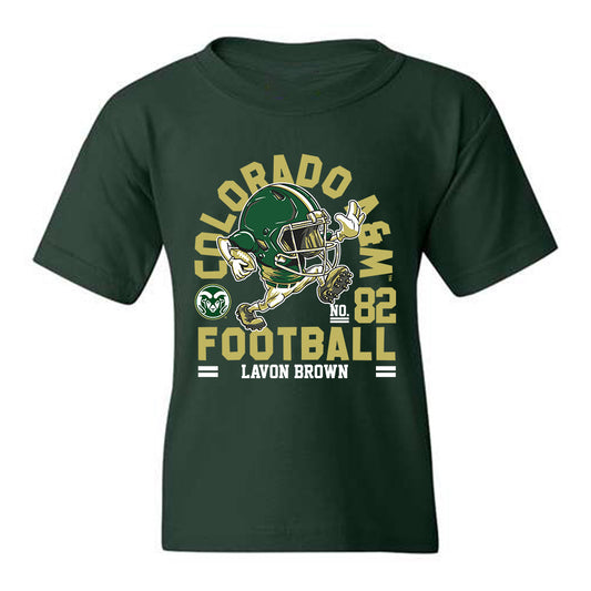 Colorado State - NCAA Football : Lavon Brown - Fashion Shersey Youth T-Shirt