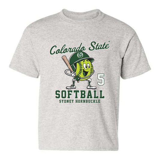 Colorado State - NCAA Softball : Sydney Hornbuckle - Youth T-Shirt Fashion Shersey