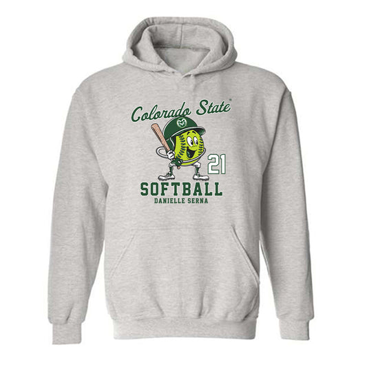 Colorado State - NCAA Softball : Danielle Serna - Hooded Sweatshirt Fashion Shersey