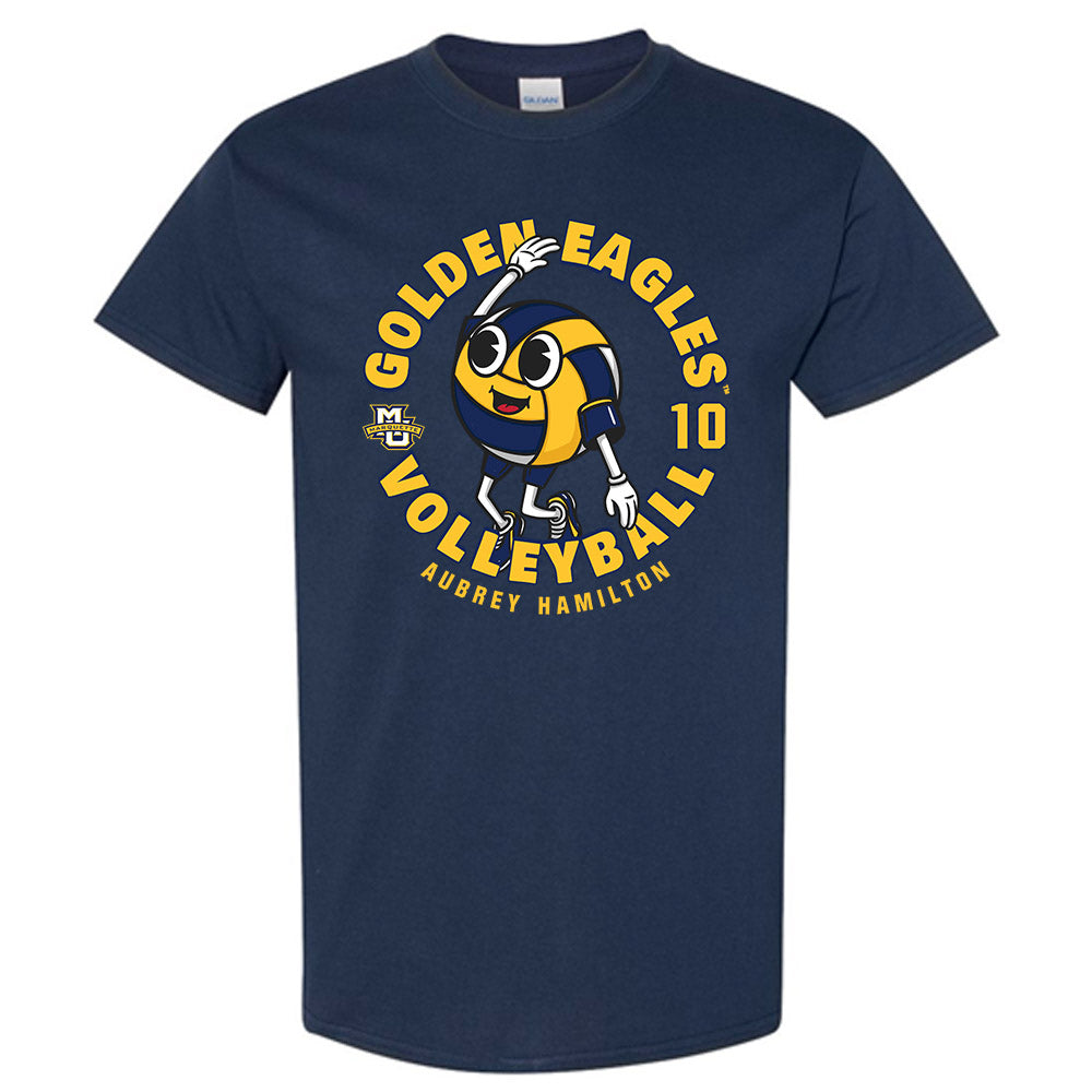 Marquette - NCAA Women's Volleyball : Aubrey Hamilton - Fashion Shersey Short Sleeve T-Shirt