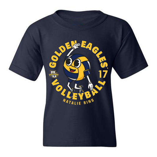 Marquette - NCAA Women's Volleyball : Natalie Ring - Fashion Shersey Youth T-Shirt