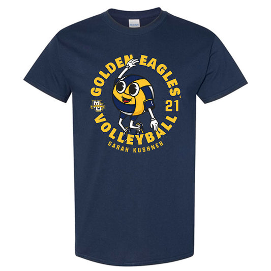 Marquette - NCAA Women's Volleyball : Sarah Kushner - Fashion Shersey Short Sleeve T-Shirt