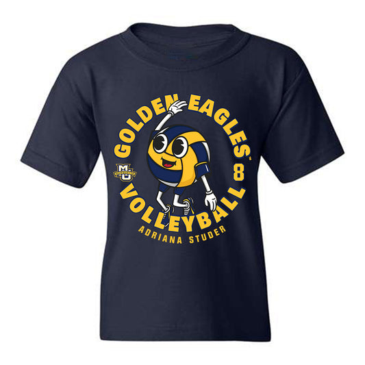 Marquette - NCAA Women's Volleyball : Adriana Studer - Fashion Shersey Youth T-Shirt