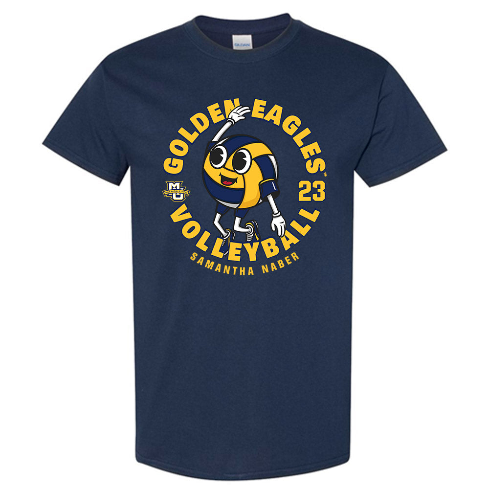 Marquette - NCAA Women's Volleyball : Samantha Naber - Fashion Shersey Short Sleeve T-Shirt