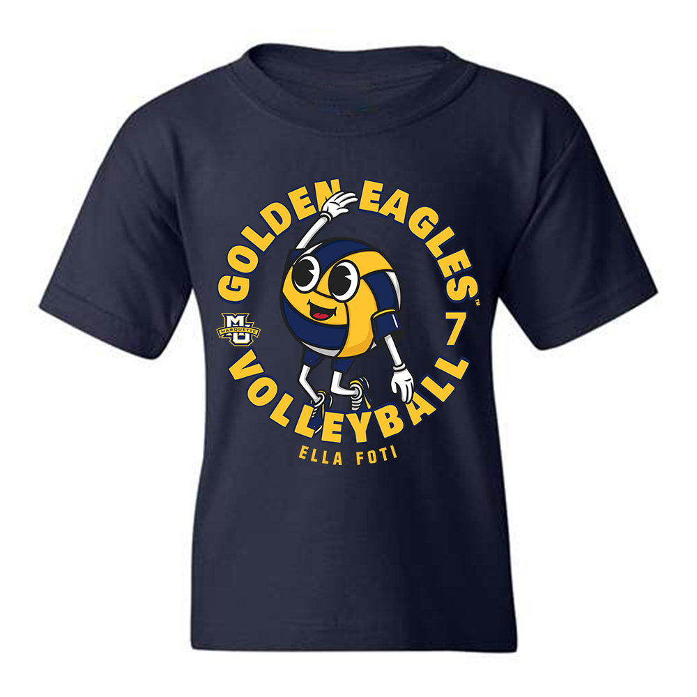 Marquette - NCAA Women's Volleyball : Ella Foti - Fashion Shersey Youth T-Shirt