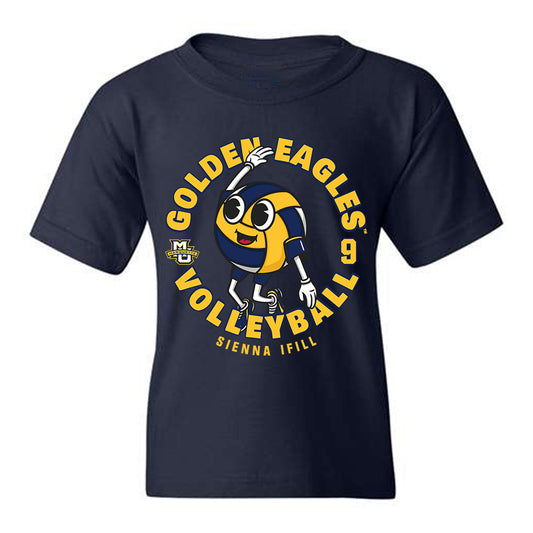 Marquette - NCAA Women's Volleyball : Sienna Ifill - Fashion Shersey Youth T-Shirt