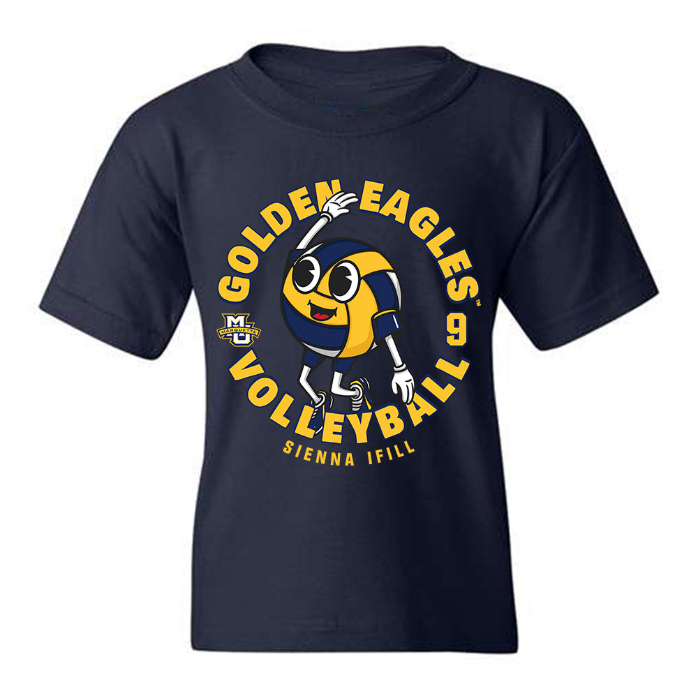 Marquette - NCAA Women's Volleyball : Sienna Ifill - Fashion Shersey Youth T-Shirt