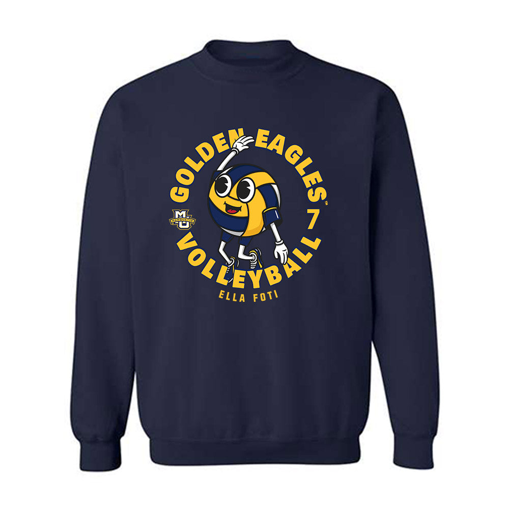 Marquette - NCAA Women's Volleyball : Ella Foti - Fashion Shersey Sweatshirt