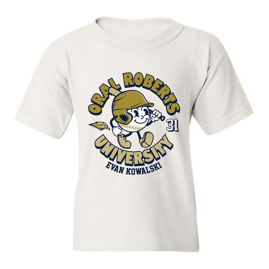 Oral Roberts - NCAA Baseball : Evan Kowalski - Youth T-Shirt Fashion Shersey