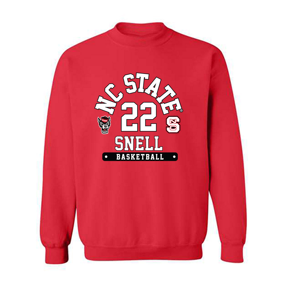 NC State - NCAA Men's Basketball : Jordan Snell - Crewneck Sweatshirt Fashion Shersey