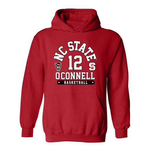 NC State - NCAA Men's Basketball : Michael O'Connell - Hooded Sweatshirt Fashion Shersey