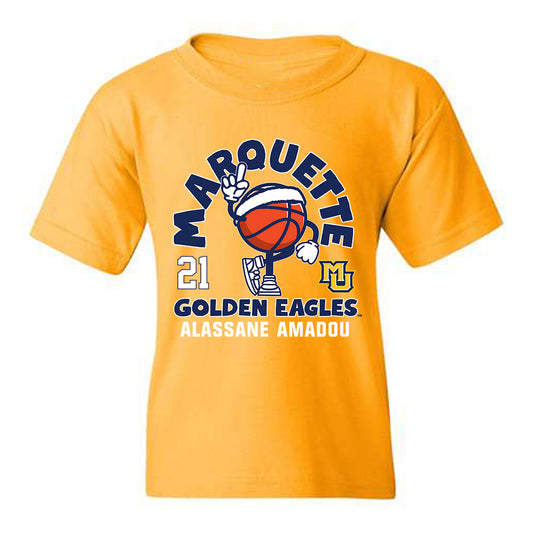 Marquette - NCAA Men's Basketball : Alassane Amadou - Youth T-Shirt Fashion Shersey
