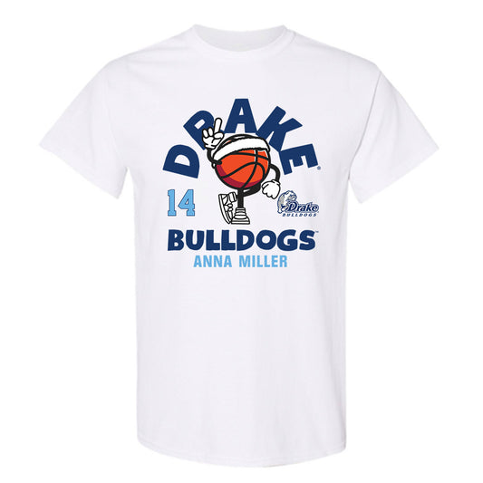 Drake - NCAA Women's Basketball : Anna Miller - T-Shirt Fashion Shersey