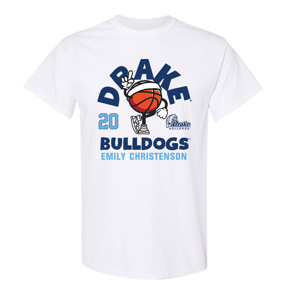 Drake - NCAA Women's Basketball : Emily Christenson - T-Shirt Fashion Shersey