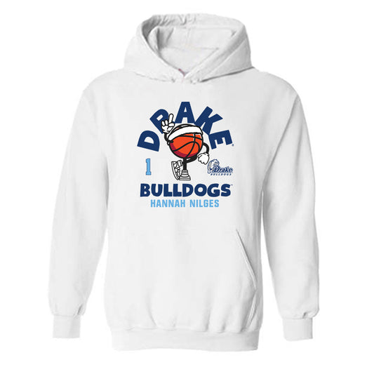 Drake - NCAA Women's Basketball : Hannah Nilges - Hooded Sweatshirt Fashion Shersey