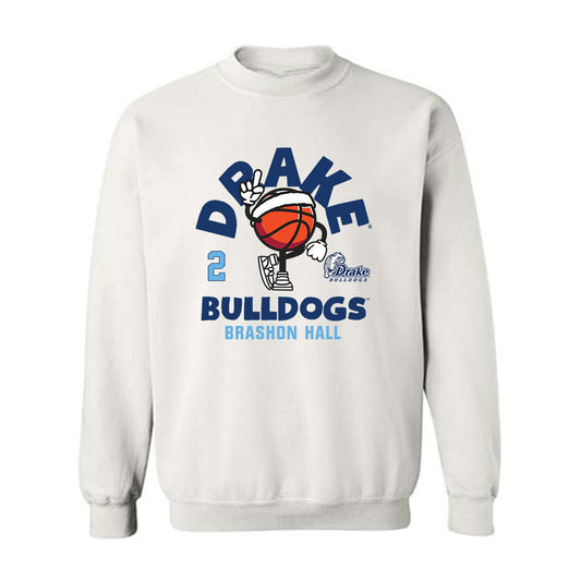 Drake - NCAA Men's Basketball : Brashon Hall - Crewneck Sweatshirt Fashion Shersey